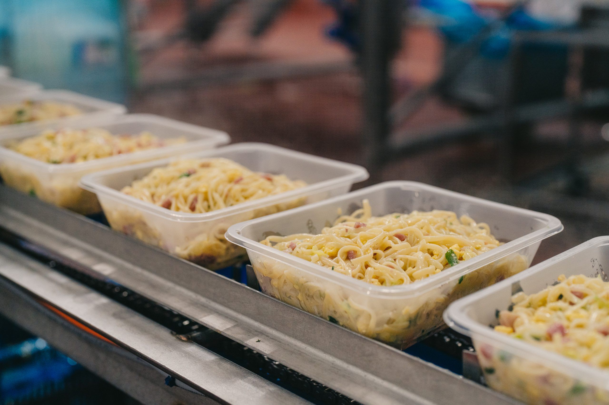 Trays of bami